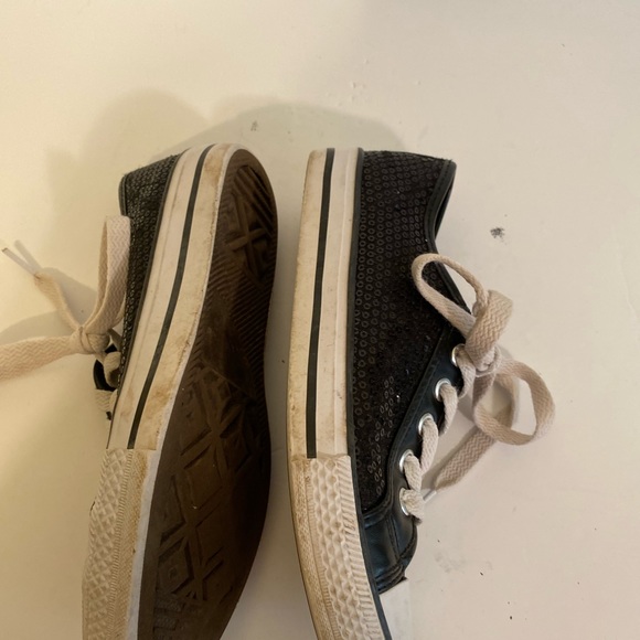 Double Platinum - Black (CHUX) glitter sneakers, Size: 6 - Picture 4 of 8